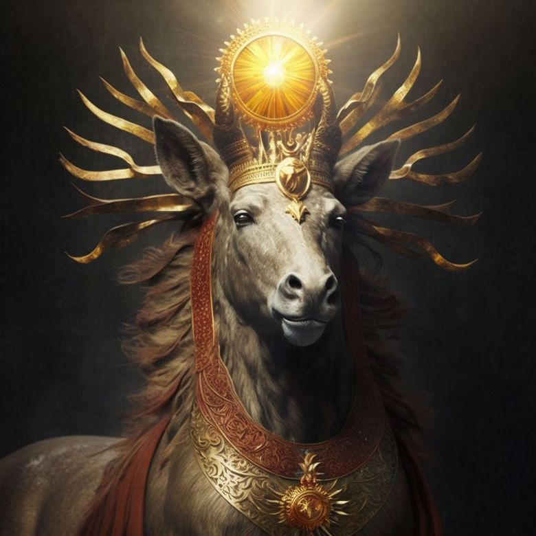 1677321635 horse slavic god holds the